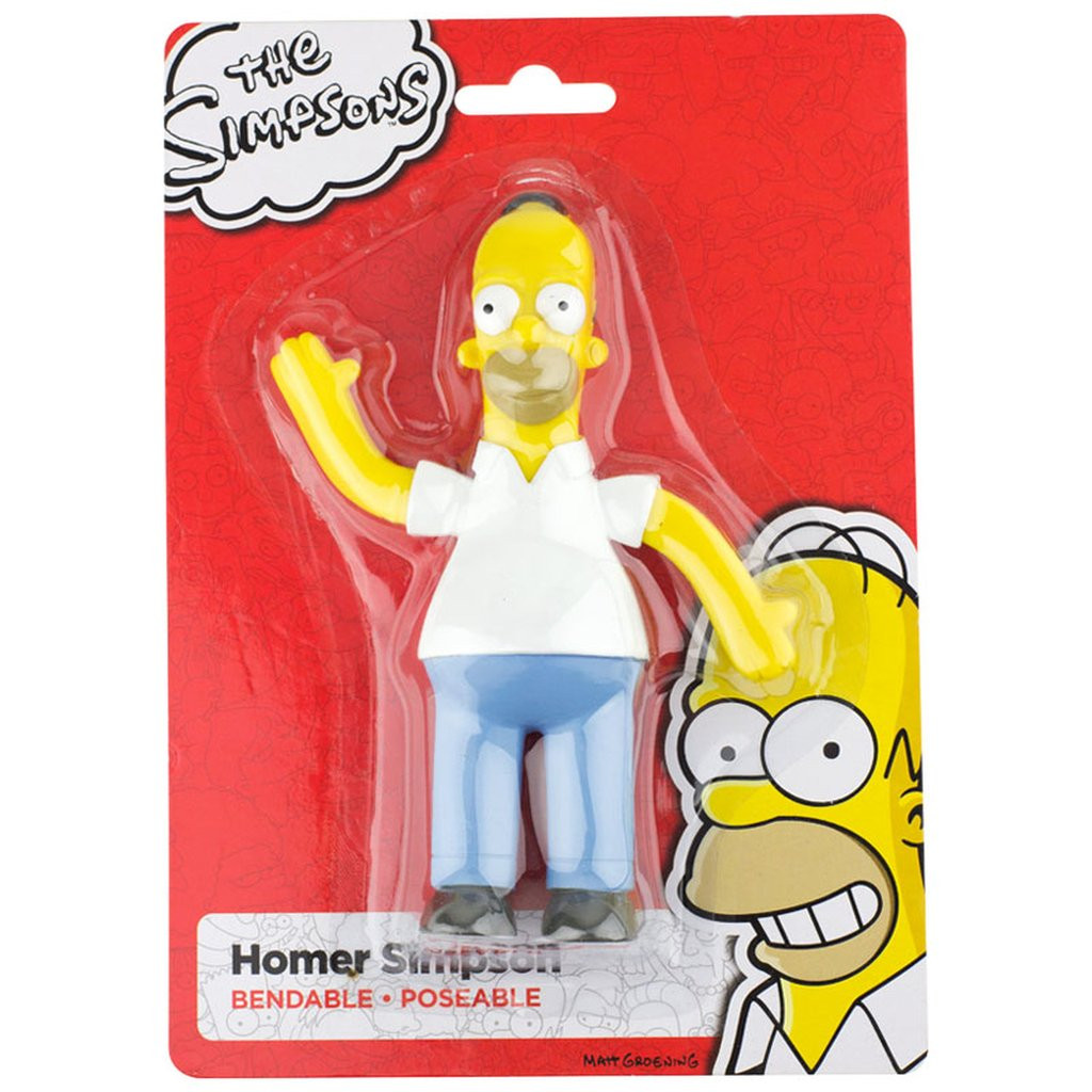 Homer Simpson Bendable Action Figure