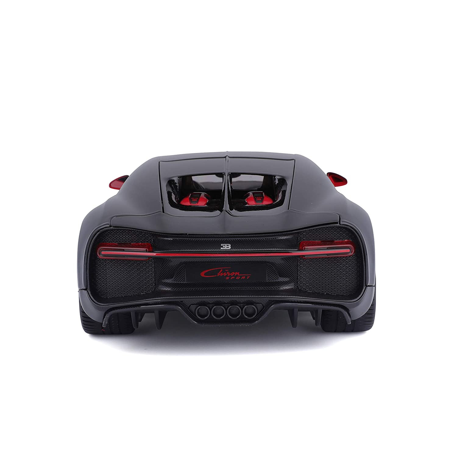 Bburago 1:18 2019 Bugatti Chiron Sport - Black/Red