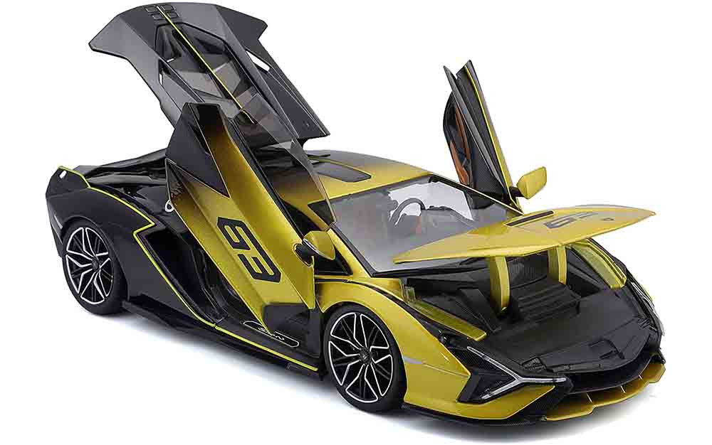 Bburago 1:18 Lamborghini SIAN FKP 37 - Yellow Fade