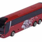 Majorette City Bus Man City Lion's Coach L Lion Red