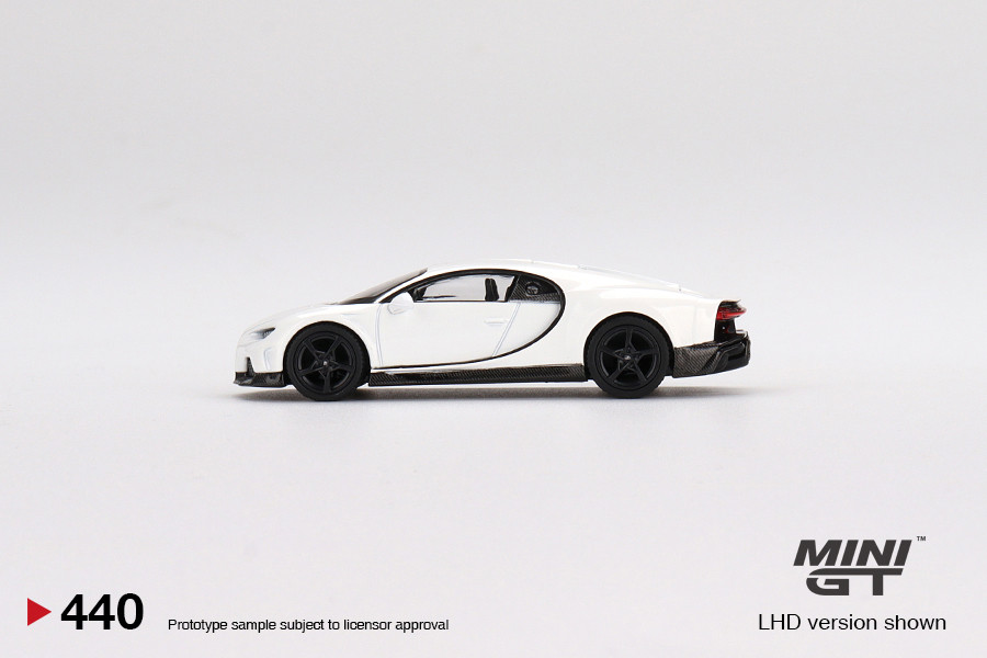 Mini GT BUGATTI CHIRON SUPER SPORT WHITE - MINI GT 440